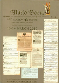 2010 Mario Boone auction catalog 2010 Mario Boone auction catalog